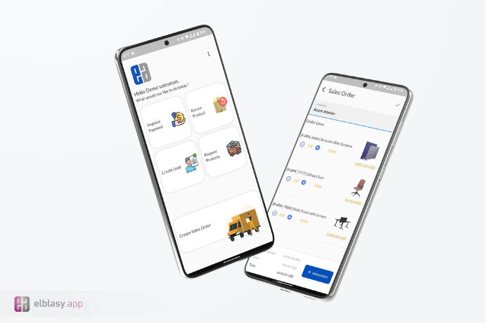 Odoo Salesman Mobile App